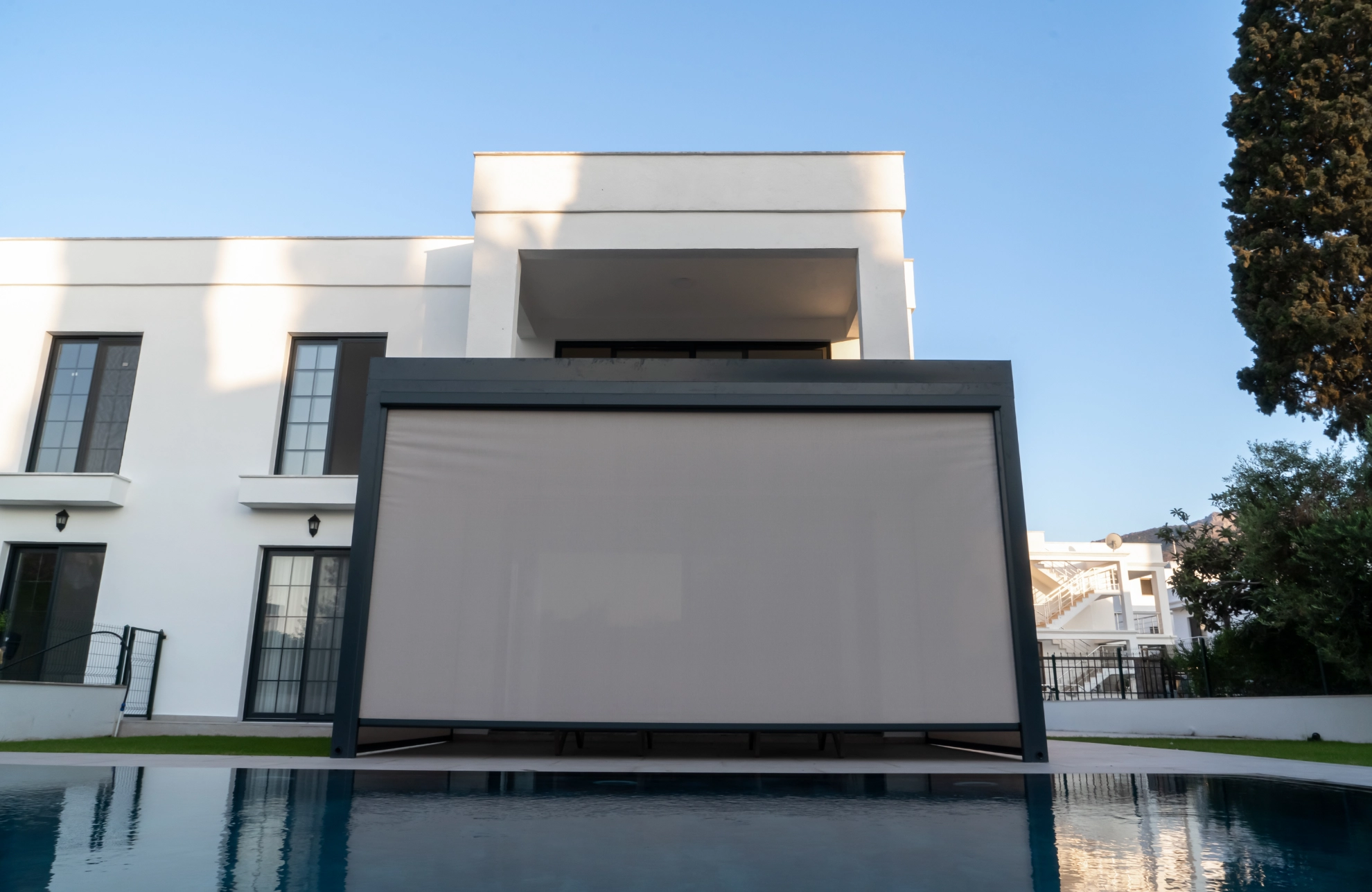 Detalle instalación toldo